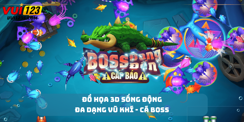 Trải nghiệm Tam Tiên Bắn Cá - Bí quyết săn thưởng lớn đồ họa 3d sống động, đa dạng vũ khí