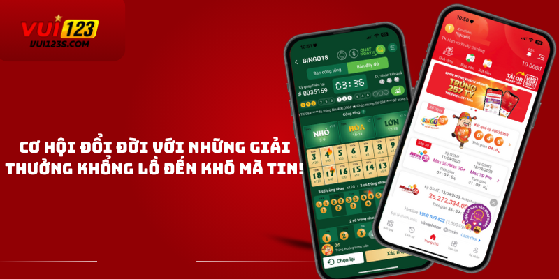 giải thưởng khủng lồ với vietlott