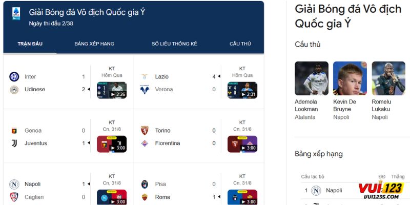 Soi Kèo Serie A 2025/26 - Ai Sẽ Lên Ngôi Vô Địch ? Serie A 2025/26 Cuộc đua vô địch khốc liệt